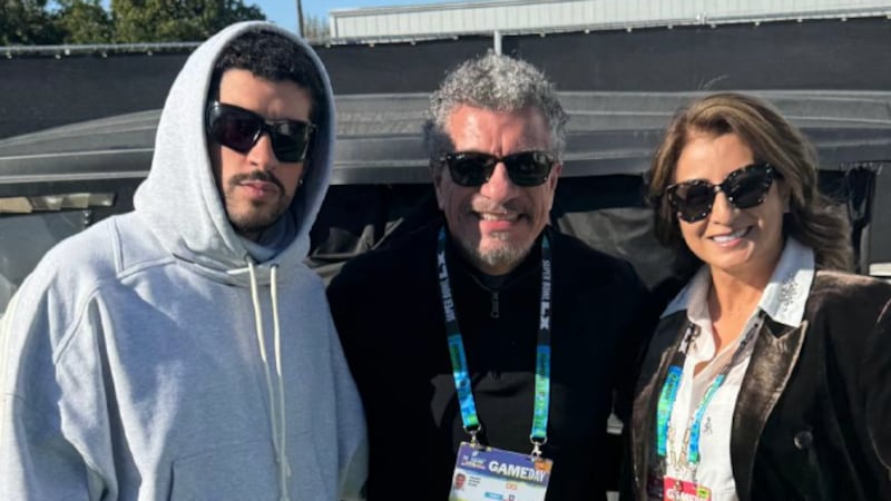 Baylor alum Giancarlo Guerrero conducts for Bad Bunny’s Super Bowl halftime performance