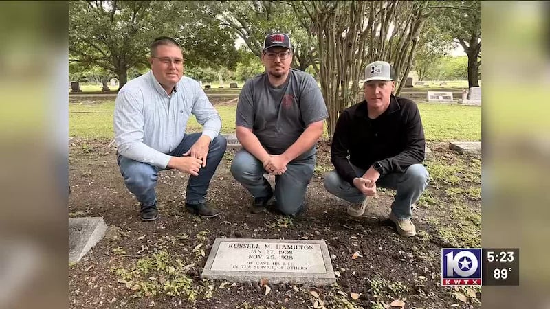 McGregor firefighter Russell M. Hamilton who died in 1928 finally receives headstone