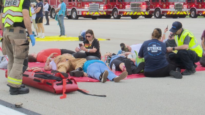 Waco Regional Airport conducts full-scale emergency exercise simulating plane crash