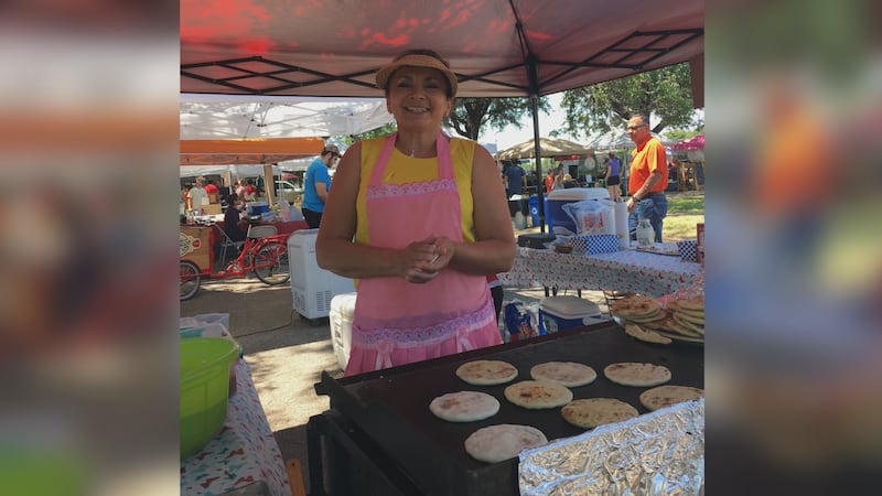Longtime Waco Farmer’s Market vendor, the ‘Pupusa Lady’, steps back from market after stroke