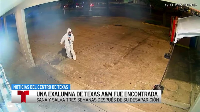 La exalumna de Texas A&M desaparecida fue encontrada sana y salva tres semanas después de su...
