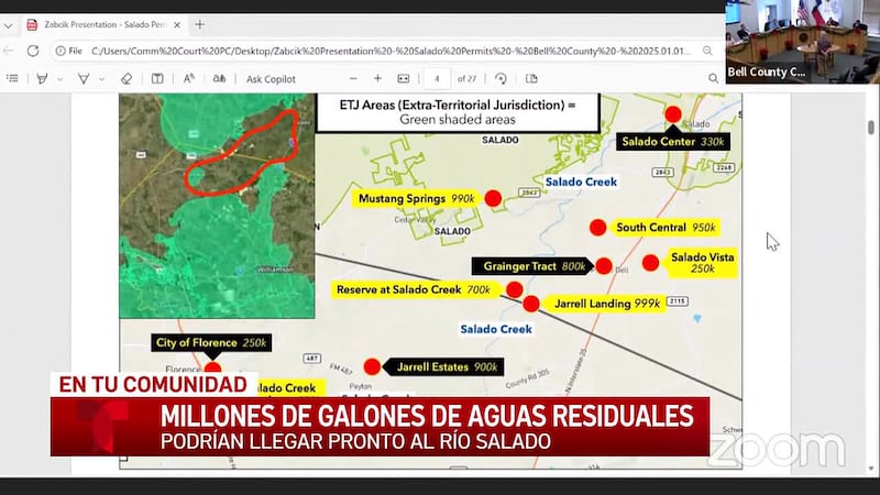 Millones de galones de aguas residuales podrían inundar el arroyo Salado bajo los permisos...