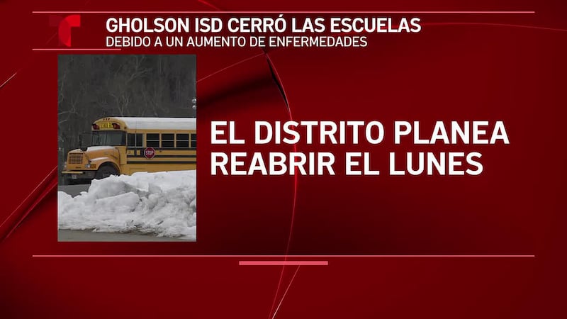 Gholson ISD en el centro de Texas cierra escuelas el 22 y 23 de enero debido a la ‘alta...