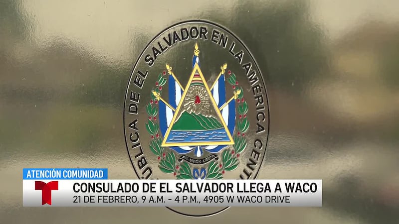 El consulado móvil de El Salvador llegará a Waco el 21 de febrero