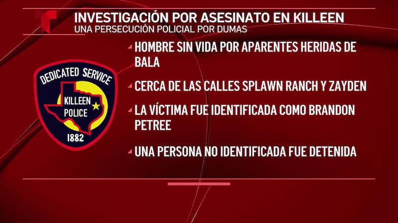 La policía de Killeen investiga el asesinato de un hombre de 35 años
