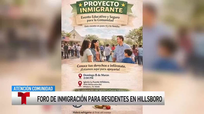 Organización de Dallas ayuda a inmigrantes del centro de Texas a resolver dudas sobre ICE, TPS...