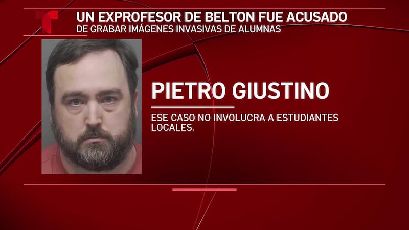 Exprofesor de la preparatoria Belton es arrestado por cargos de grabación visual invasiva