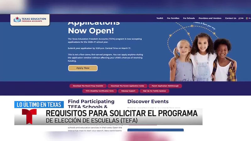 La fecha límite de fondos para la “elección de escuela” en Texas