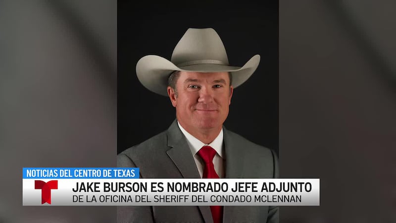 Jake Burson es nombrado jefe adjunto de la Oficina del Sheriff del Condado de McLennan