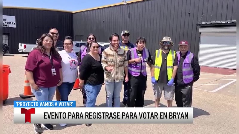 'Proyecto Vamos a Votar' en Bryan, Texas