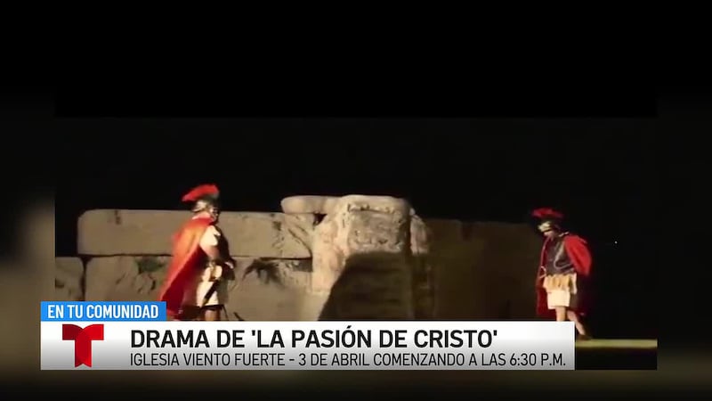 A horas del Viernes Santo, la iglesia Viento Fuerte se prepara para presentar “La Pasión de...