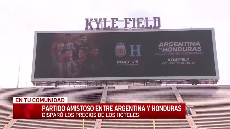El partido de fútbol entre Argentina y Honduras impulsa a los precios de hoteles de College...