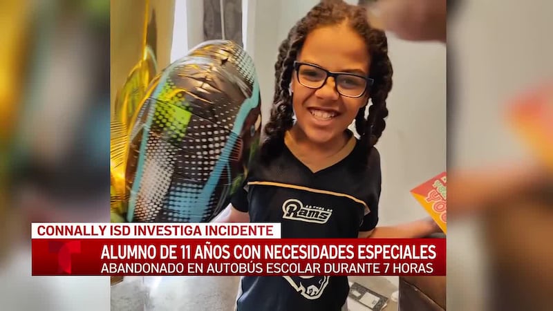 Estudiante con necesidades especiales en Connally ISD fue dejado en un autobús escolar por 7...