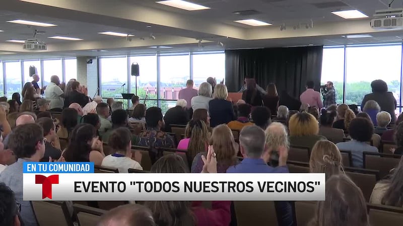 Evento ‘Todos somos vecinos’ en Baylor atrae a cientos de personas