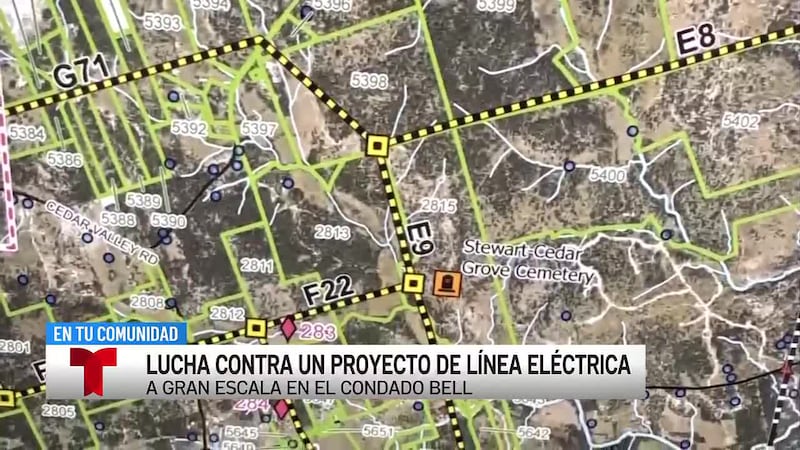 Los propietarios de terrenos del condado de Bell se reúnen en Salado para protestar contra un...