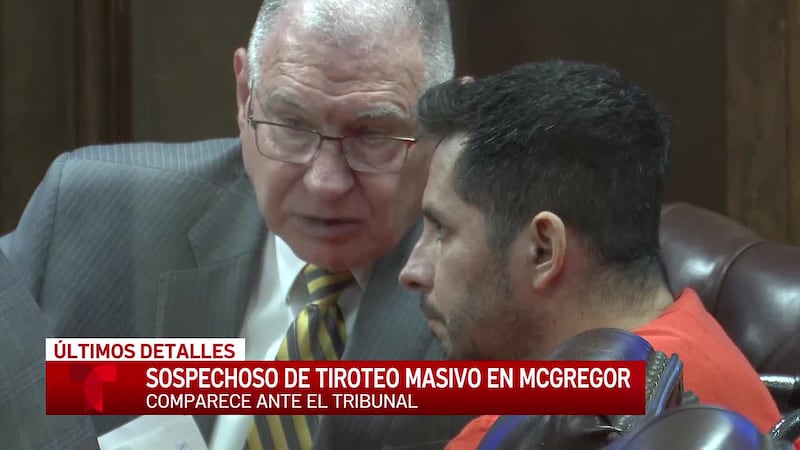 El sospechoso del tiroteo de McGregor comparece ante el tribunal antes de su juicio por...