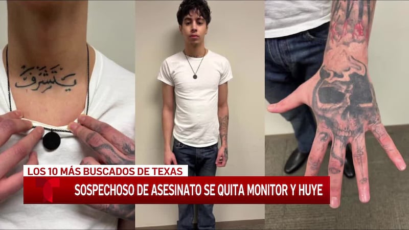 Un sospechoso de asesinato de Texas bajo una fianza de un millón de dólares, se corta el...