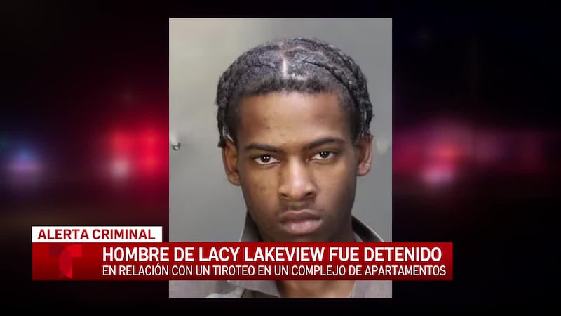 La policía busca a un sospechoso tras un tiroteo en un complejo de apartamentos de Lacy Lakeview