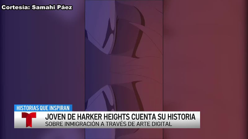 Joven de Harker Heights cuenta su historia migratoria con arte