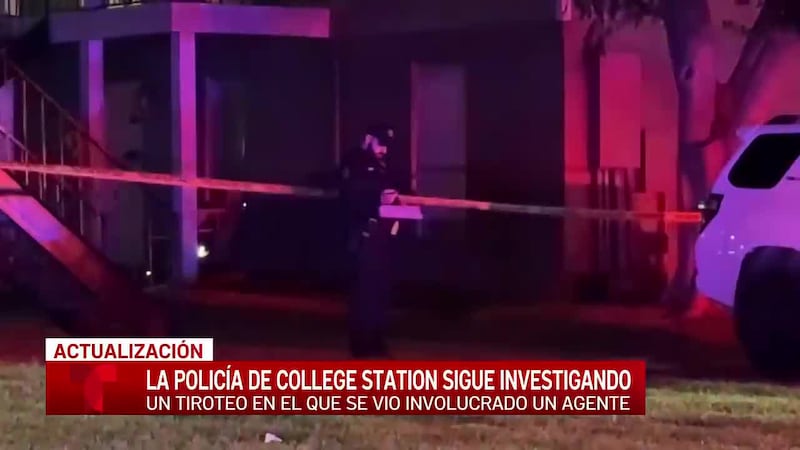 Un vídeo muestra lo que ocurrió después de un tiroteo involucrando a un agente en un complejo...