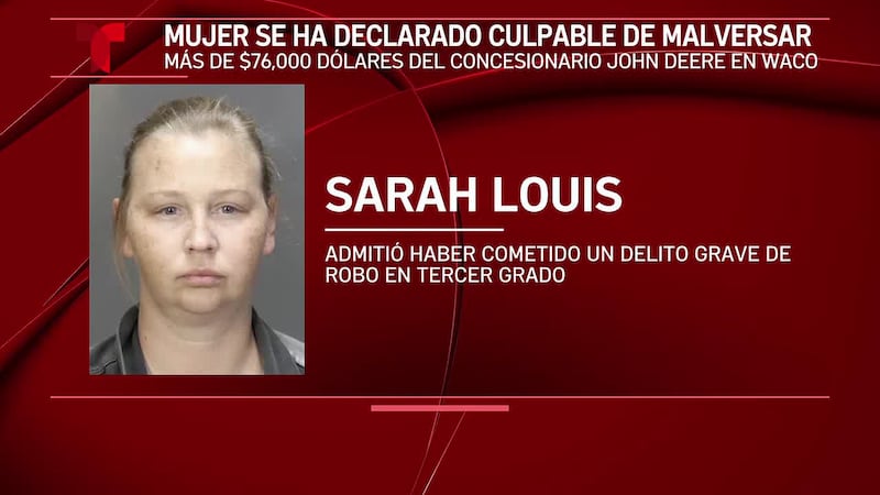 Exempleada de un concesionario John Deere, en Waco se declara culpable de malversación de más...