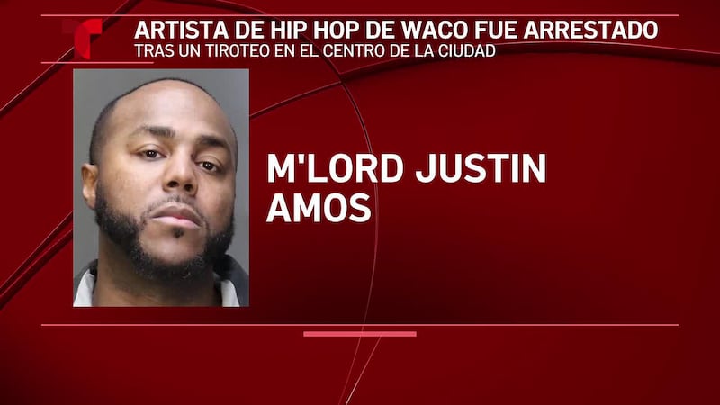 El ‘artista de hip hop’ de Waco M’Lord Amos (The Great) es acusado después de disparar un arma...