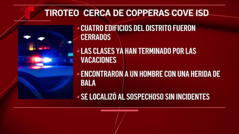 Se levanta el confinamiento en Copperas Cove ISD tras un incidente fuera del recinto que...