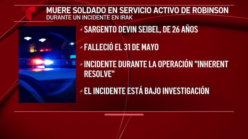 Antiguo estudiante de Robinson High School muere en un incidente de entrenamiento en una base...