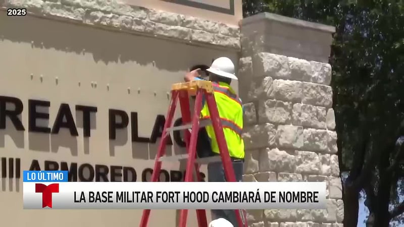 El Congreso toma medidas para volver a cambiar el nombre de Fort Hood de regreso a Fort Cavazos