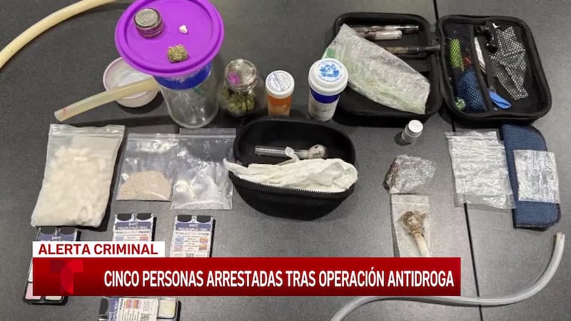 Cinco detenidos en una operación en el condado de Bosque; se incautan drogas