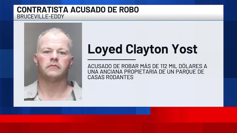 Contratista del centro de Texas acusado de robar más de 112.000 dólares a propietaria anciana...