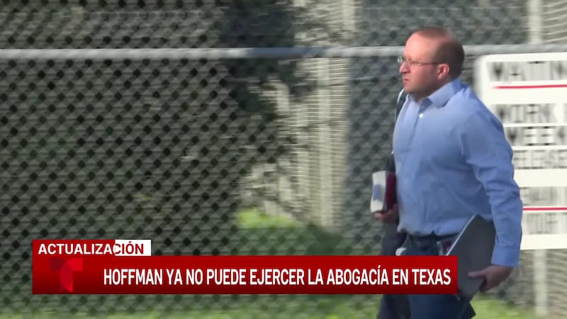 El exabogado de Waco Adam Hoffman ya no es elegible para ejercer la abogacía en Texas