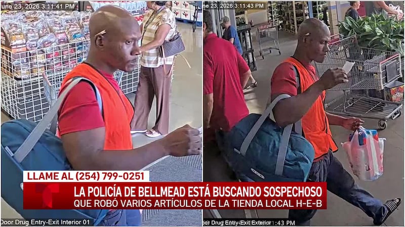 Sospechoso de robo en H-E-B casi atropella a un peatón con una SUV al huir