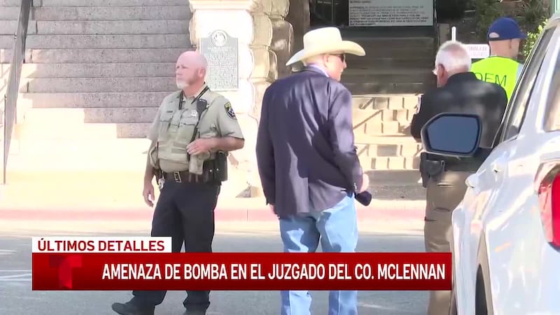 El Tribunal del condado de McLennan cierra tras recibir una amenaza de bomba por llamada...