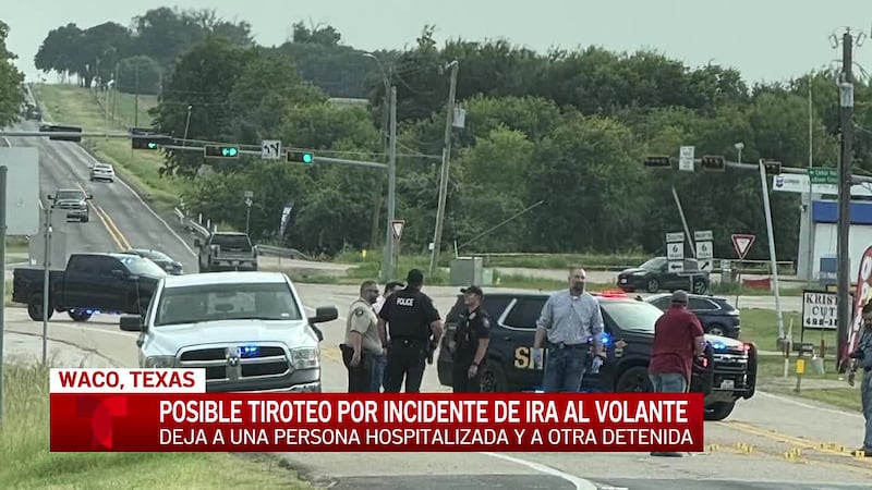 Posible tiroteo por ira al volante cerca de Waco deja a una persona hospitalizada y a otra...