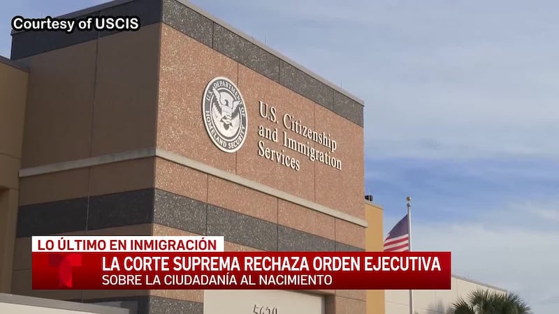 Corte Suprema rechaza orden ejecutiva de Trump sobre ciudadanía al nacimiento