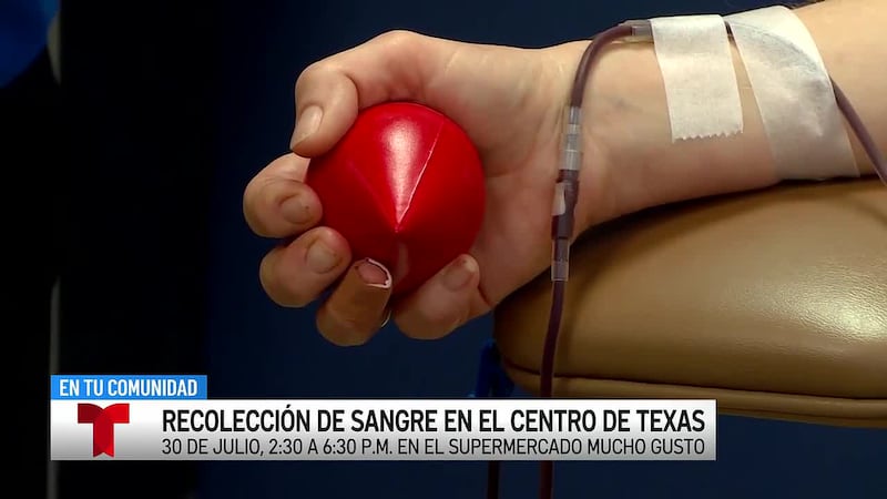 Mucho Gusto y Carter BloodCare realizarán colecta de sangre en Waco