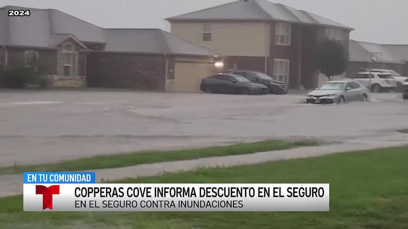 Copperas Cove obtiene calificación para obtener descuentos en el seguro contra inundaciones...