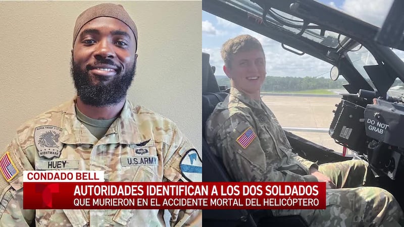 Fort Hood identifica a los dos soldados fallecidos en el accidente de helicóptero cerca de Salado