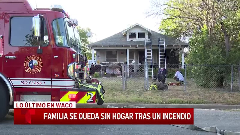 Incendio de vivienda en Waco desplaza a tres personas