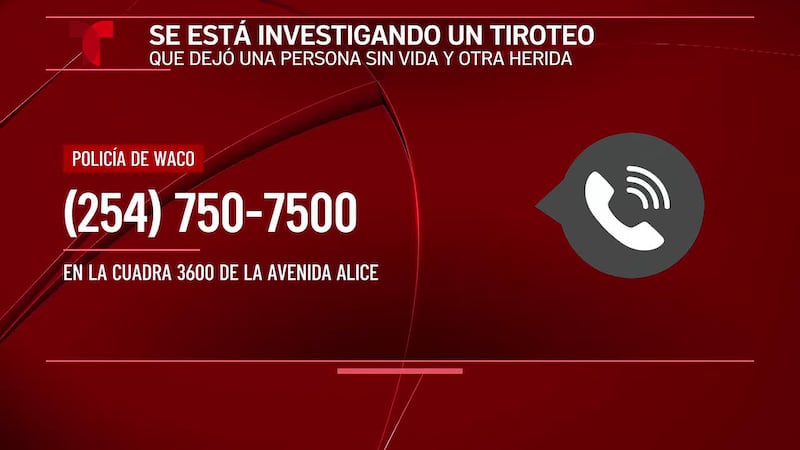 Un muerto y un herido en un tiroteo en Waco