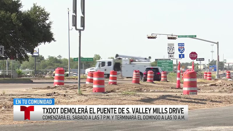 ALERTA DE TRÁFICO: Se prevén cierres nocturnos de los carriles principales de la I-35 en Waco...