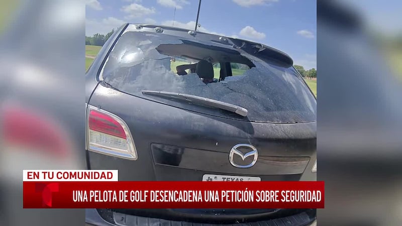Residenta de Waco inicia petición luego de que una pelota de golf destrozara la ventanilla de...
