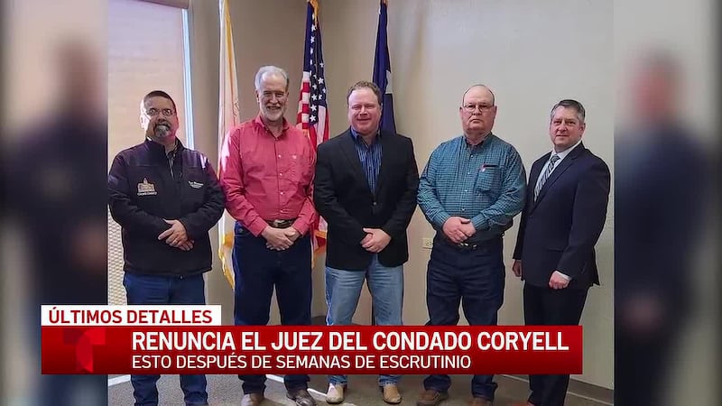Juez del condado de Coryell presenta su renuncia; la corte espera nombrar su sucesor el martes