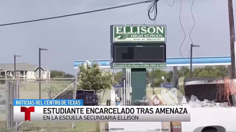 Estudiante del instituto Ellison High School es detenido y está acusado de un delito grave por...