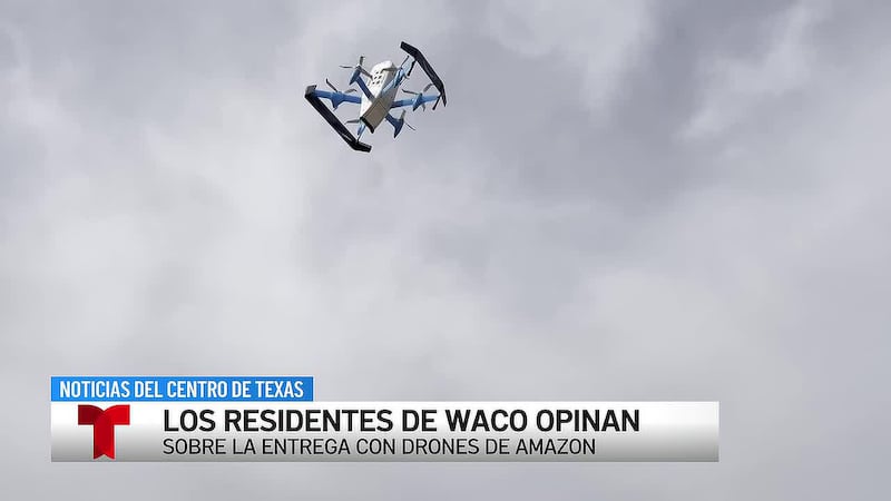Residentes de Waco opinan sobre las entregas con drones de Amazon ante su expansión a cientos...