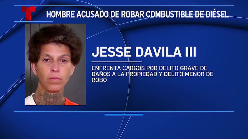Un rastro de diésel derramado lleva a la policía a la casa de un hombre del centro de Texas...