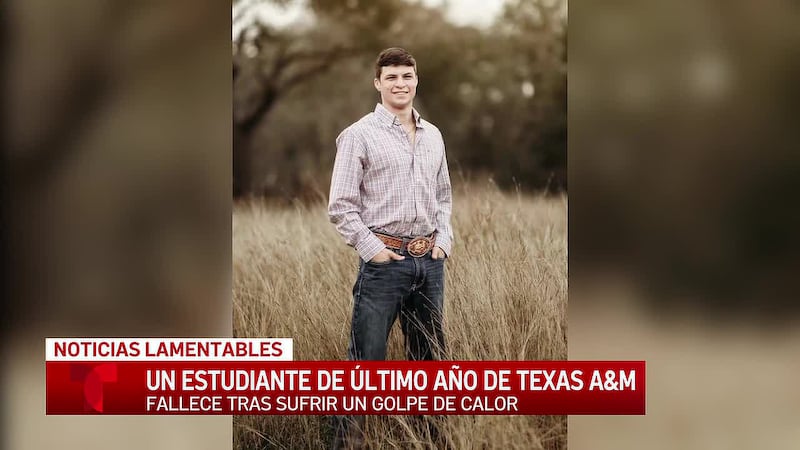 Estudiante de último año de Texas A&M, hijo de un sheriff del condado de Brazoria muere tras...