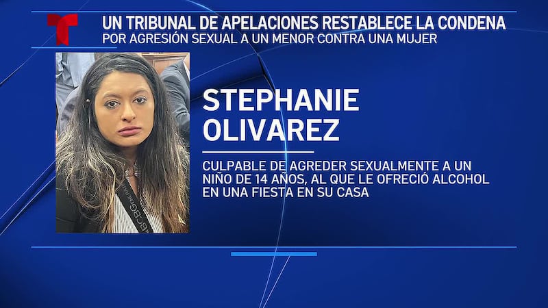 Un tribunal de apelaciones restablece la condena por agresión sexual a un menor contra una...