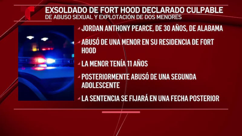 Antiguo soldado de Fort Hood es condenado en el tribunal federal de Waco por abusar...